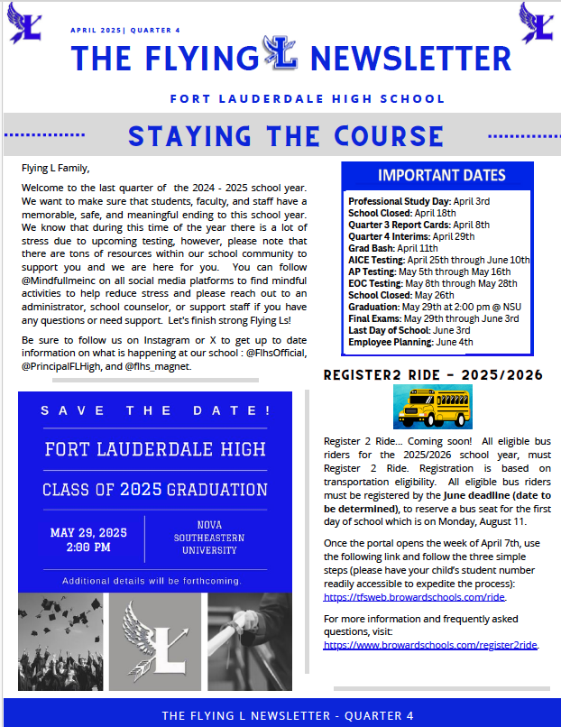  4t Qyarter Newsletter